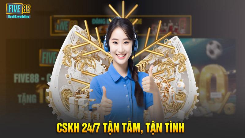 Chăm sóc khách hàng tại Five88