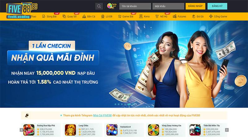 Five88 - Nhà cái thể thao uy tín Châu Á