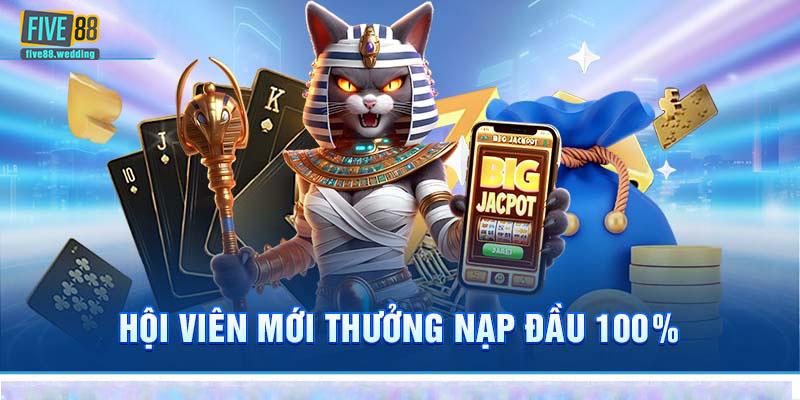 Nhận thưởng nạp lần đầu x2 tại Five88